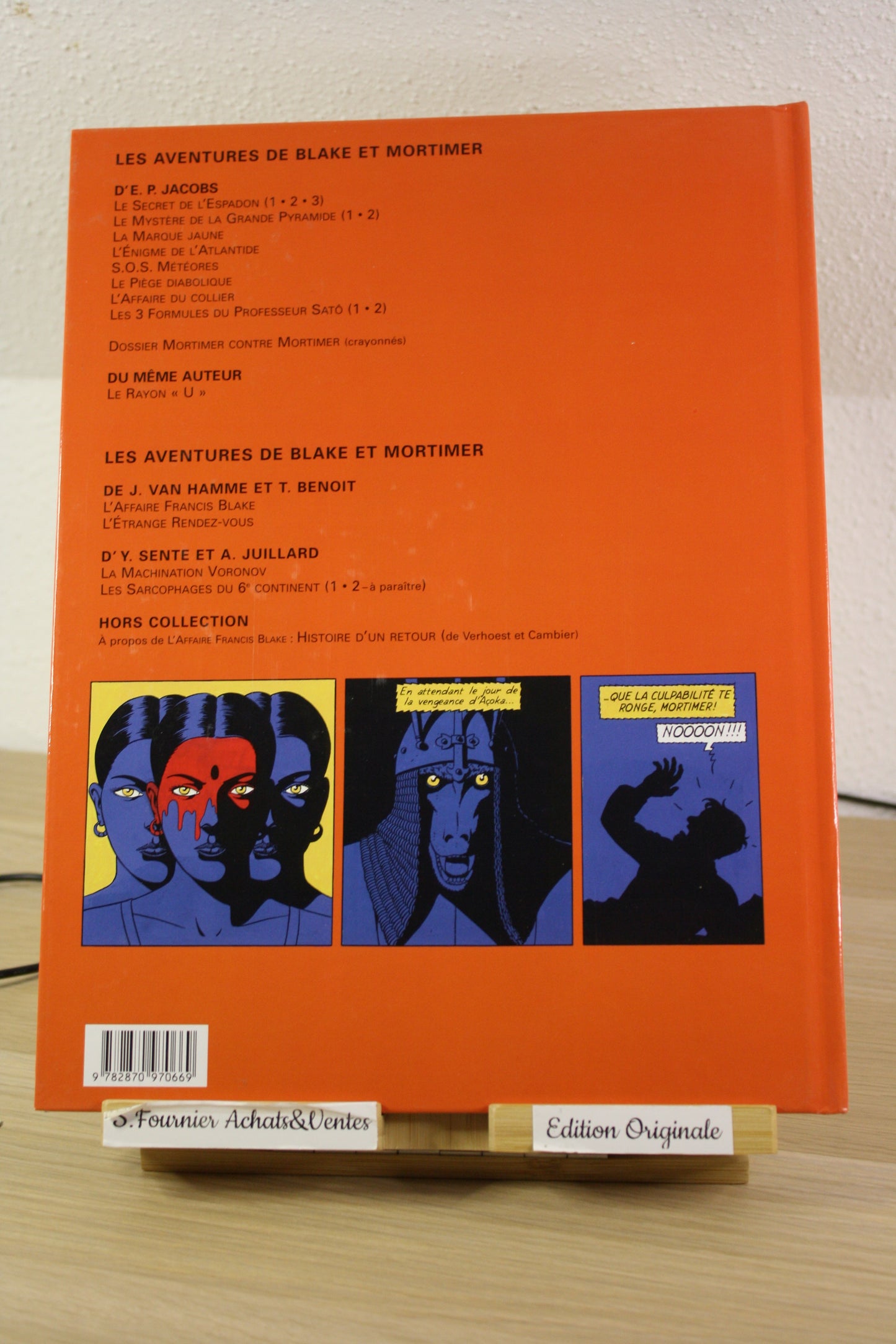 Les sarcophages du 6ème continent T1 – Blake et Mortimer – Sente Juillard – Blake et Mortimer – EO – 2003