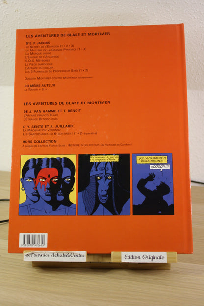 Les sarcophages du 6ème continent T1 – Blake et Mortimer – Sente Juillard – Blake et Mortimer – EO – 2003