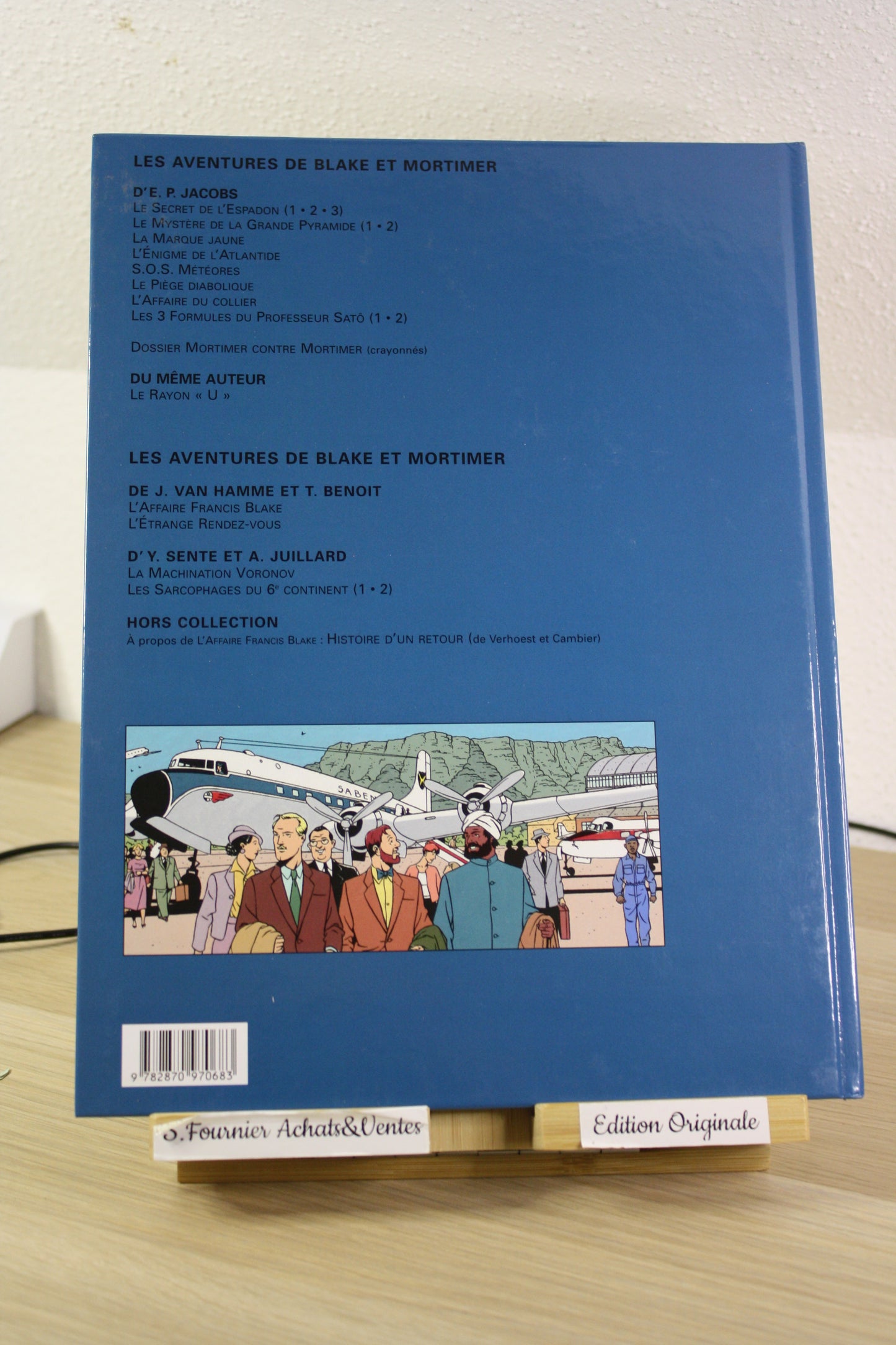 Les sarcophages du 6ème continent T2 – Blake et Mortimer – Sente Juillard – Blake et Mortimer – EO – 2004
