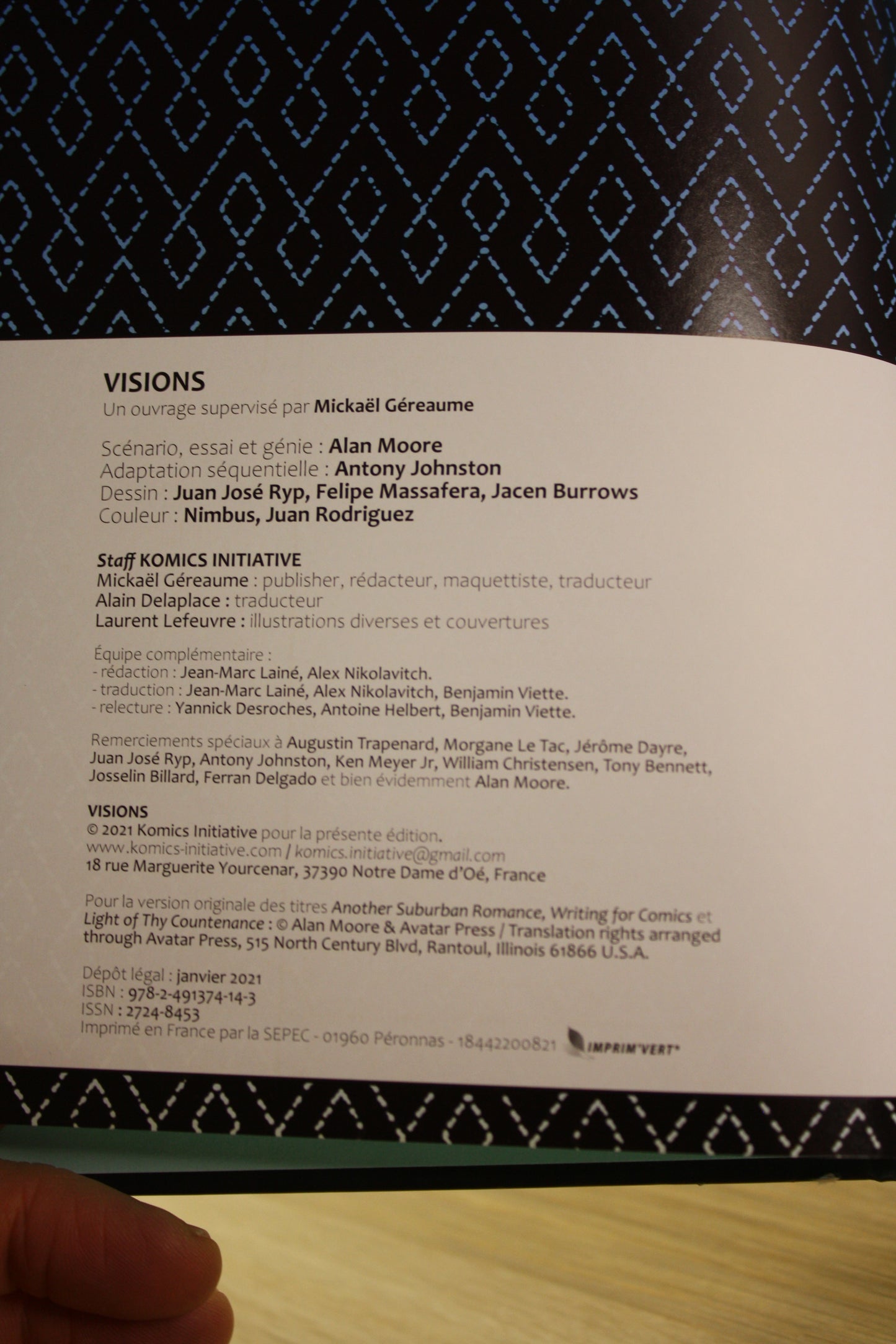 Visions –  – Alan Moore – Komics Initiative – EO – 2021