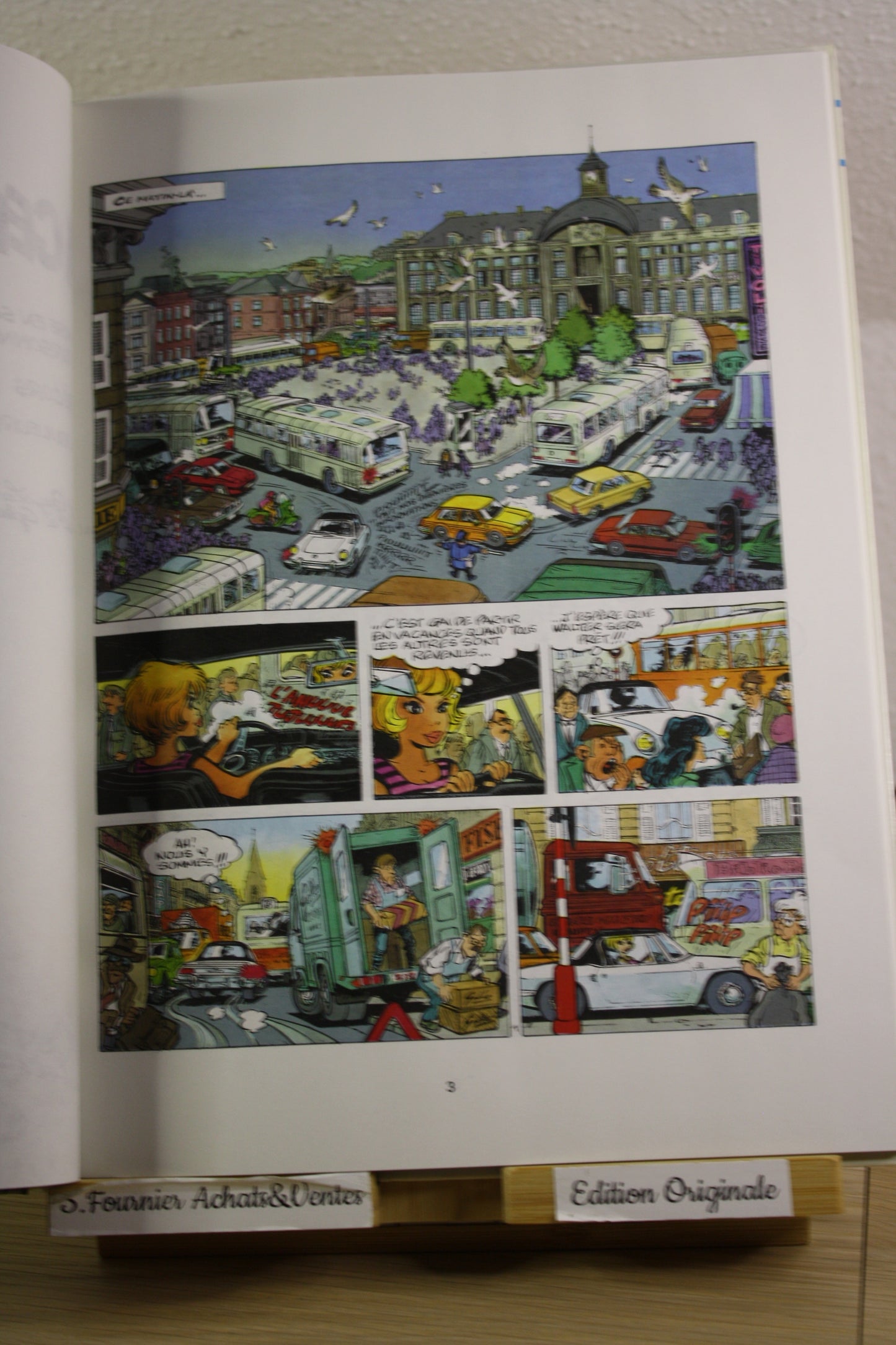 La ceinture de Cherchemidi – Natacha – Walthéry Mitteï Peyo – Marsu Production - EO – 1992 - Cachet