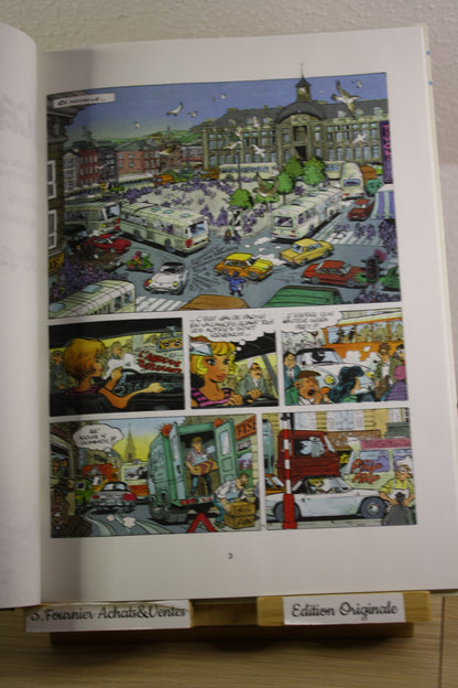 La ceinture de Cherchemidi – Natacha – Walthéry Mitteï Peyo – Marsu Production - EO – 1992 - Cachet