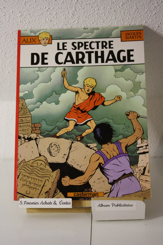 Le spectre de Carthage – Alix – Jacques Martin  - Casterman - Publicitaire- 2001 - Promotionnel Souple