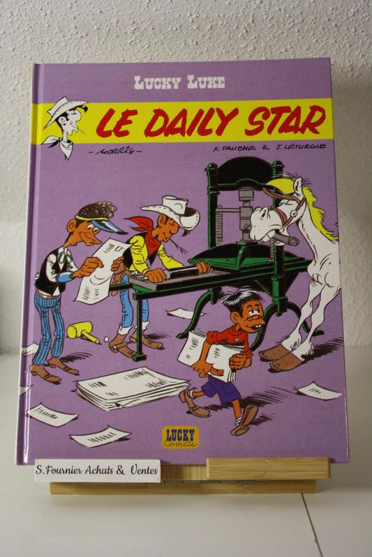 Le Daily Star – Lucky Luke - Morris, Fauche et Léturgie - Lucky comics - Réédition - 2003