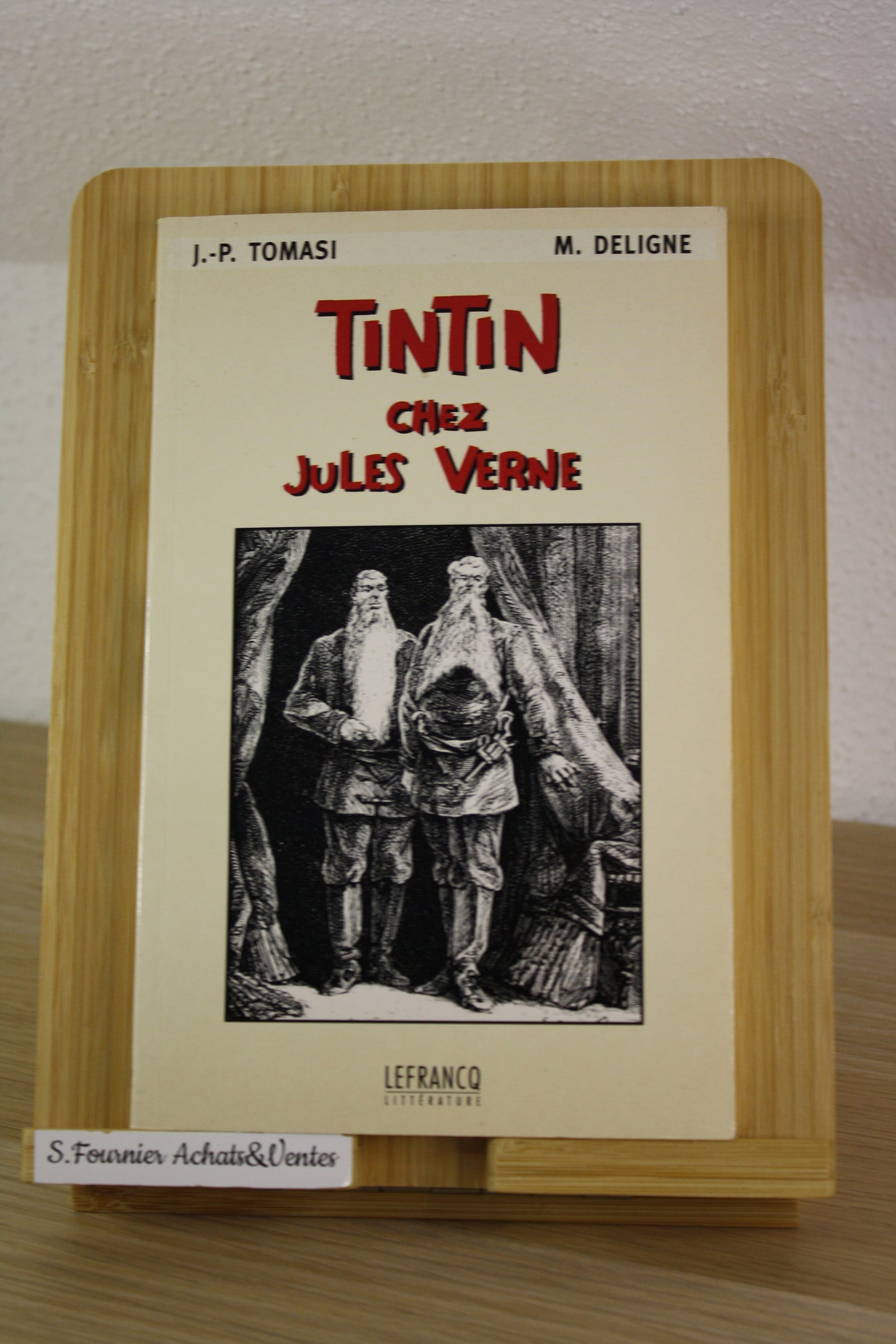 Tintin chez Jules Verne – Tintin - Tomasi Deligne – Lefranck – EO – 1998 – Ce n’est pas une BD