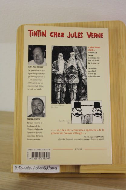 Tintin chez Jules Verne – Tintin - Tomasi Deligne – Lefranck – EO – 1998 – Ce n’est pas une BD