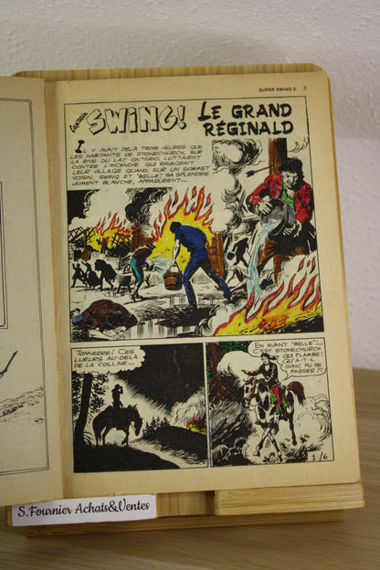 Le grand Réginald N°6 – Super Swing – Essegesse – Aventures et voyages – Périodique – 1981