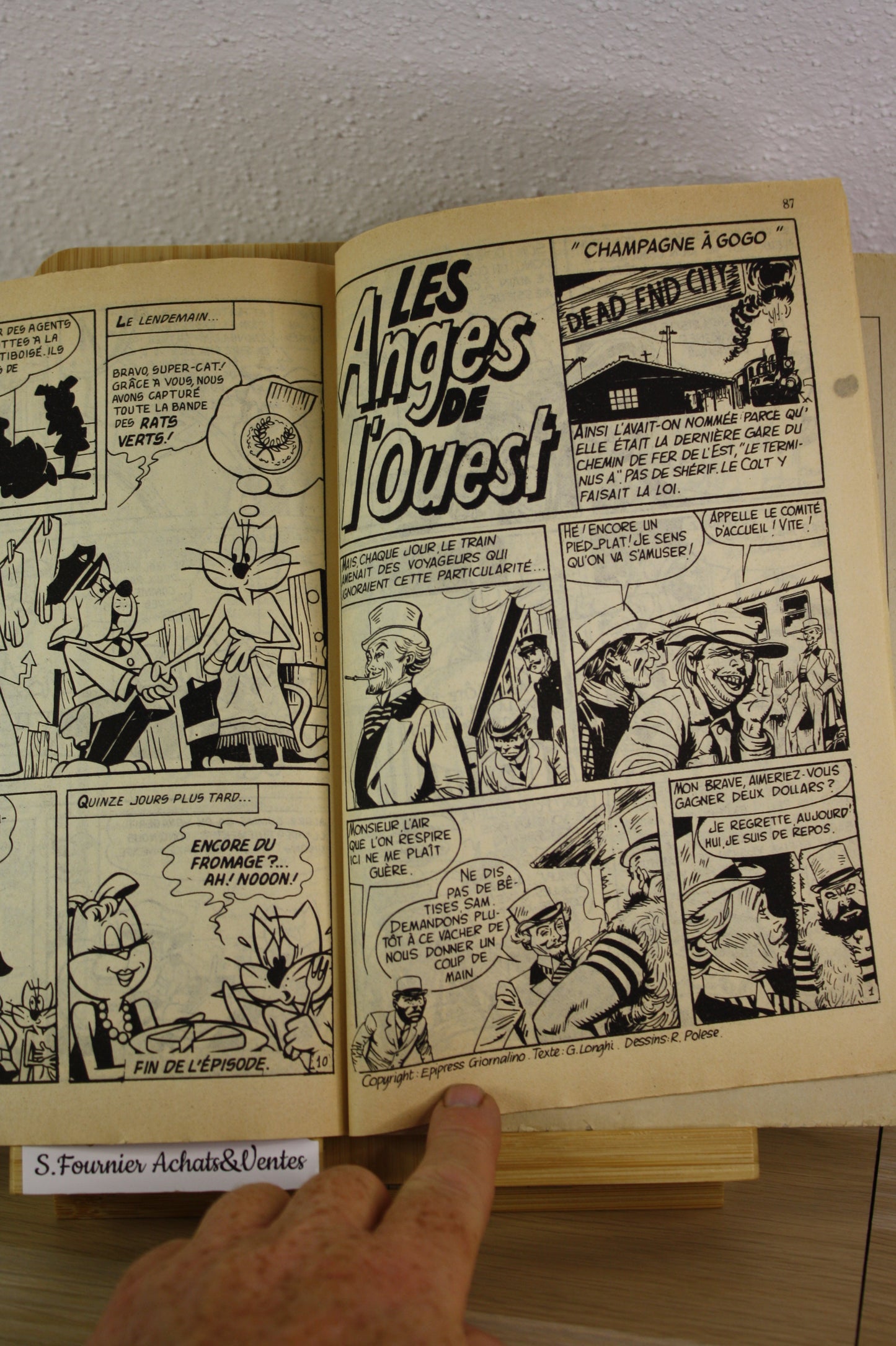 Le grand Réginald N°6 – Super Swing – Essegesse – Aventures et voyages – Périodique – 1981