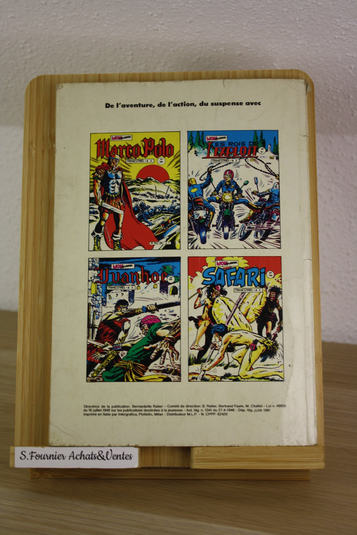 Le grand Réginald N°6 – Super Swing – Essegesse – Aventures et voyages – Périodique – 1981