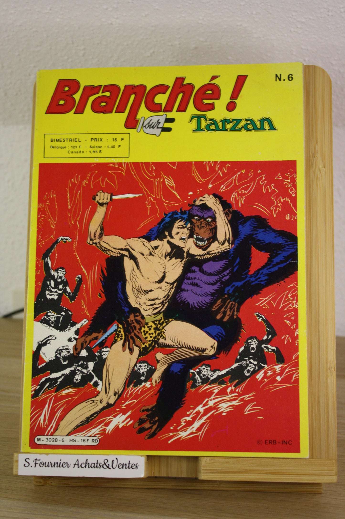 Tarzan : le voile de la peur N°6HS – Branché sur – Collectif – Sage – Périodique – 1987