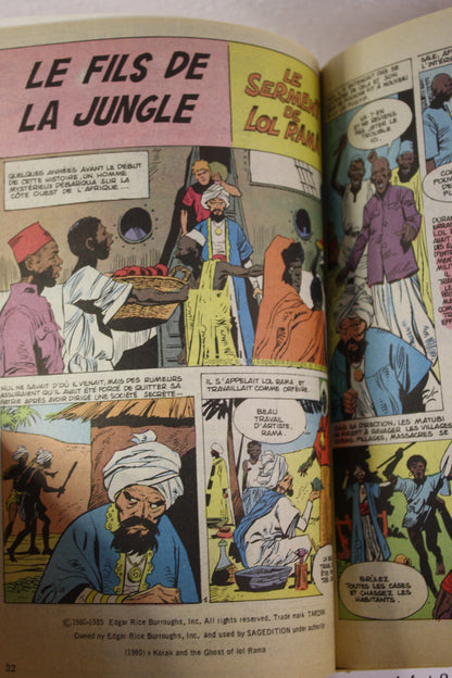 Tarzan : le voile de la peur N°6HS – Branché sur – Collectif – Sage – Périodique – 1987