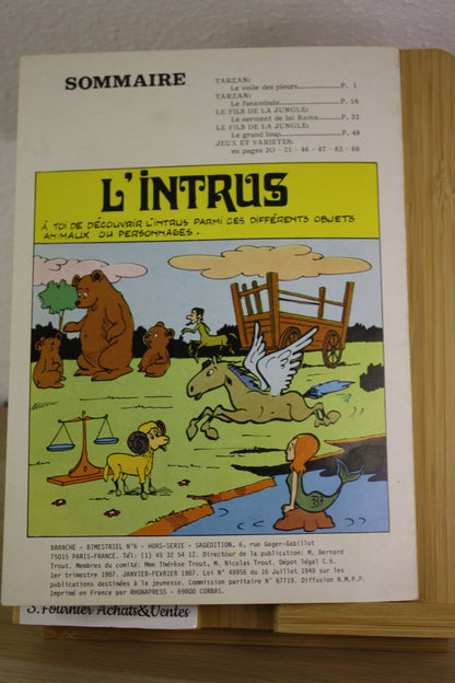 Tarzan : le voile de la peur N°6HS – Branché sur – Collectif – Sage – Périodique – 1987