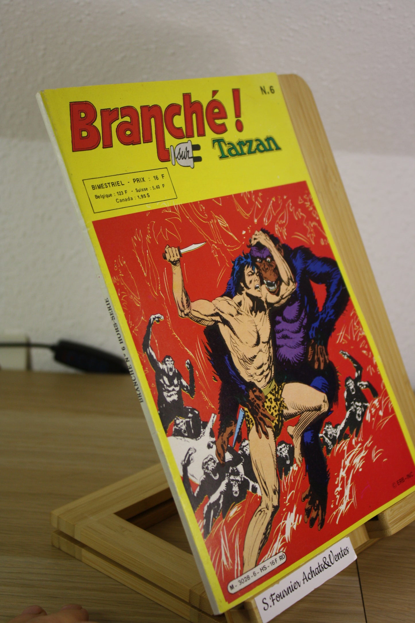 Tarzan : le voile de la peur N°6HS – Branché sur – Collectif – Sage – Périodique – 1987