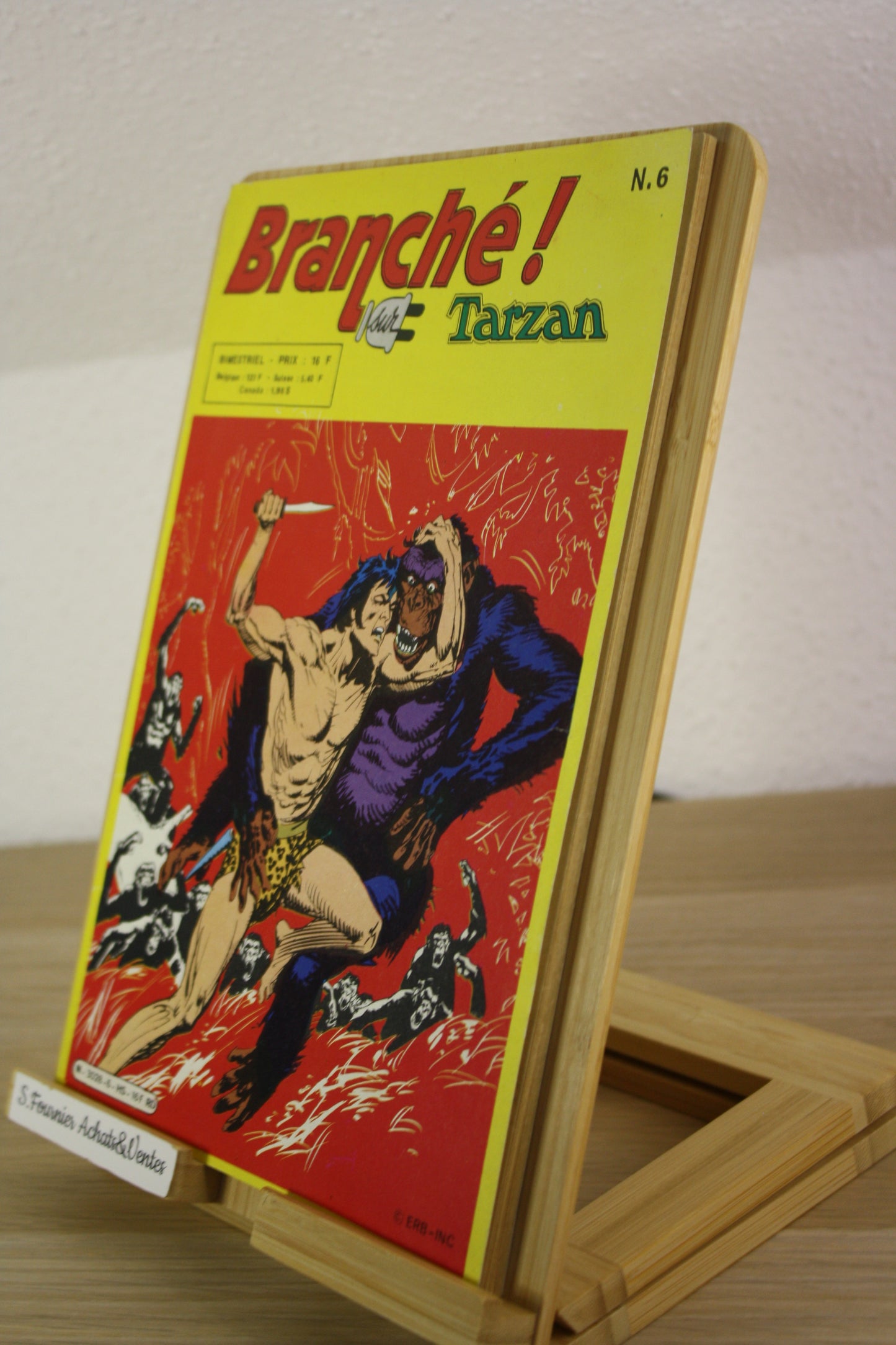 Tarzan : le voile de la peur N°6HS – Branché sur – Collectif – Sage – Périodique – 1987