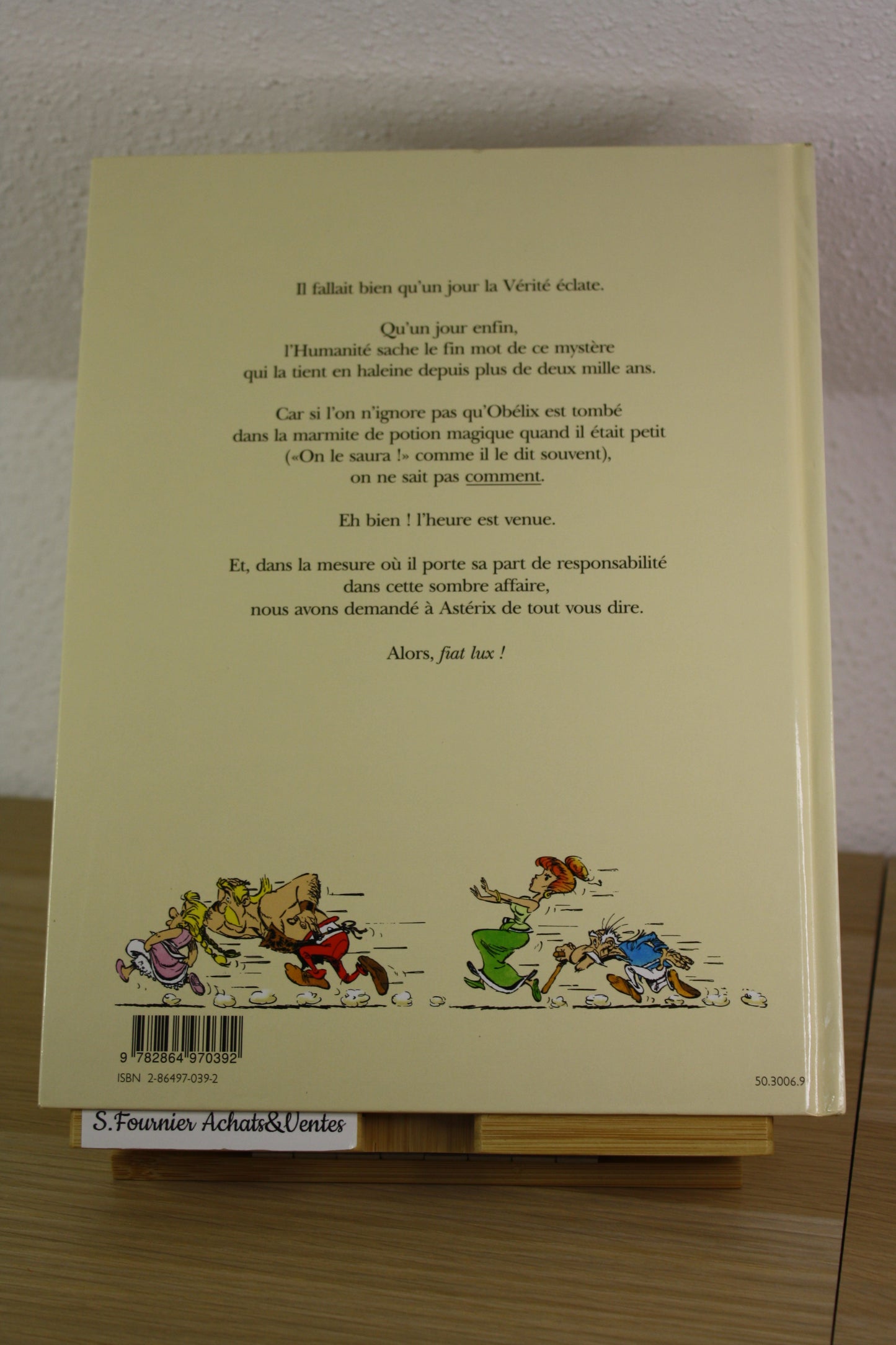 Comment Obélix est tombé dans la marmite du druide – Astérix – Goscinny Uderzo – Albert René – Réédition – 2005