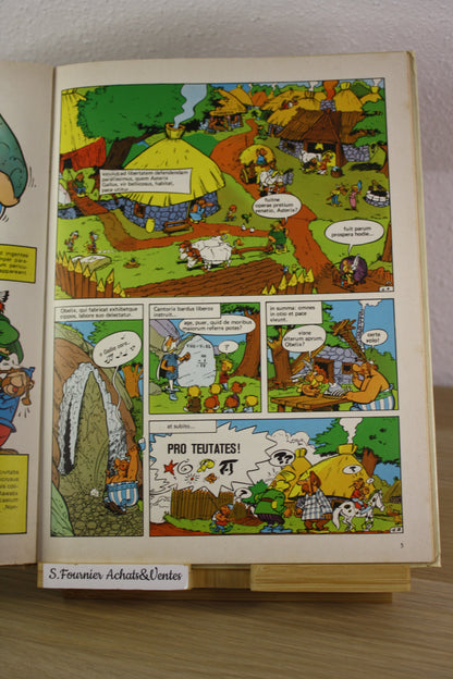 Falx Aurea – Astérix – Goscinny Uderzo Rubri castellanus – Ehapae – EO – 1975 – Latin