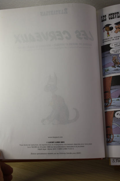 Les cerveaux – Rantanplan – Vittoro De groot – Lucky Comics – Publicitaire – 2001