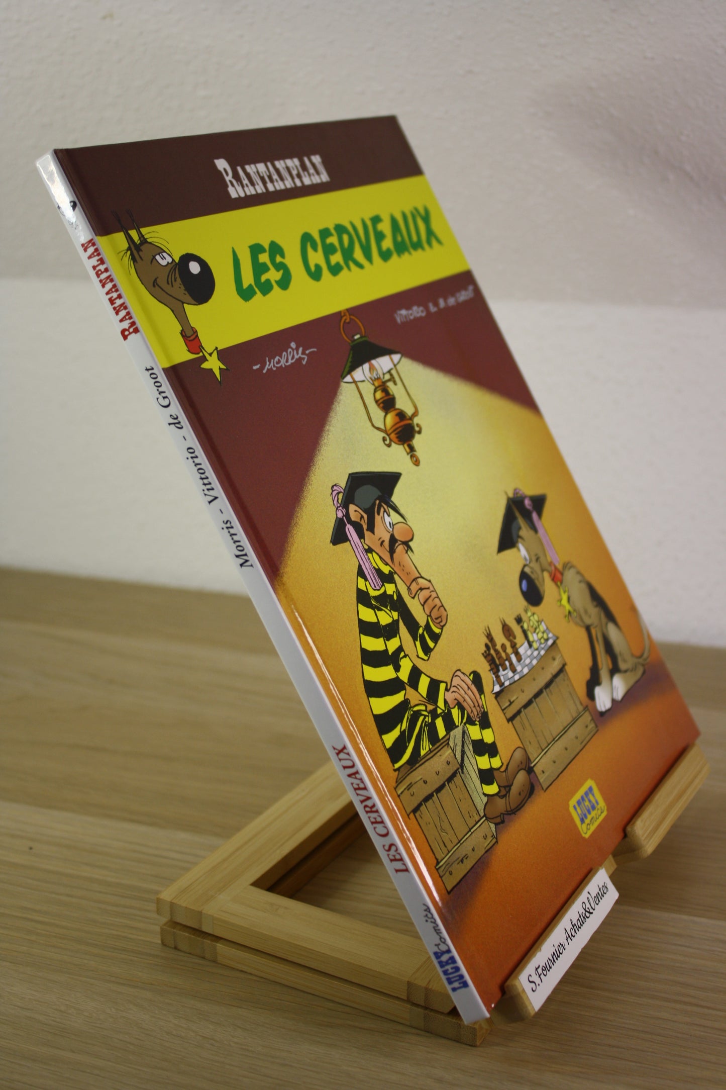 Les cerveaux – Rantanplan – Vittoro De groot – Lucky Comics – Publicitaire – 2001