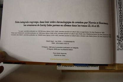 L’intégral Volume 5 – Lucky Luke – Morris et Goscinny - Dupuis - EO – 2005