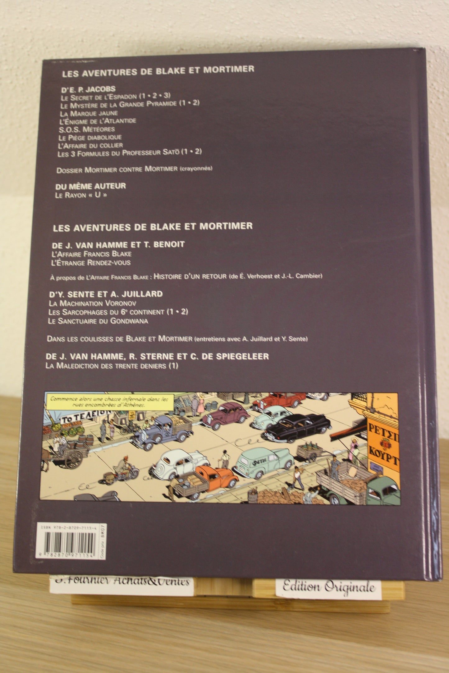 La malédiction des trente derniers – Blake et Mortimer –Hamme Sterne Spiegeleer – Blake et Mortimer – EO – 2009