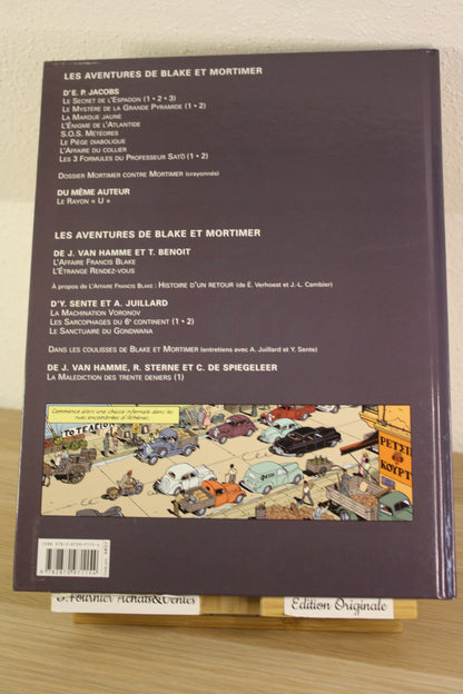 La malédiction des trente derniers – Blake et Mortimer –Hamme Sterne Spiegeleer – Blake et Mortimer – EO – 2009