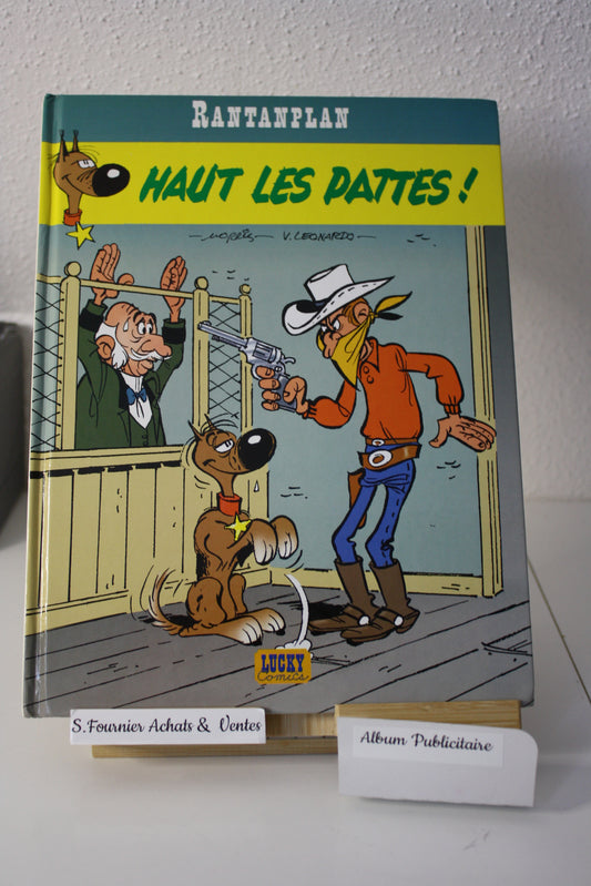 Hauts les pattes – Rantanplan – Morris, Léonardino - Lucky Comics – Publicitaire - 2003 – BP France