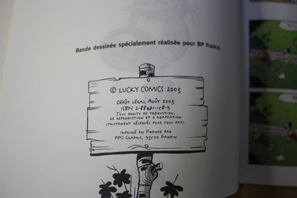 Hauts les pattes – Rantanplan – Morris, Léonardino - Lucky Comics – Publicitaire - 2003 – BP France
