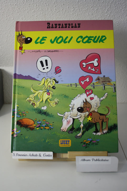 Le Jolie cœur – Rantanplan –Morris, Léonardino - Lucky Comics – Publicitaire – 2003 - BP France