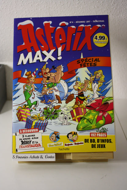 Astérix Max n°4  – Astérix - Goscinnny Uderzo – Hachette - Trimestriel - 2017 – Décembre