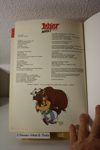 Astérix Max 1H – Astérix - Uderzo Goscinny - Hachette - Mensuel - 2016 - Spécial été 2016