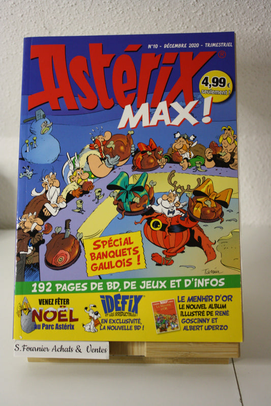 Astérix Max n°10 – Astérix - Goscinny Uderzo - Hachette - Trimestriel - 2020 – Décembre