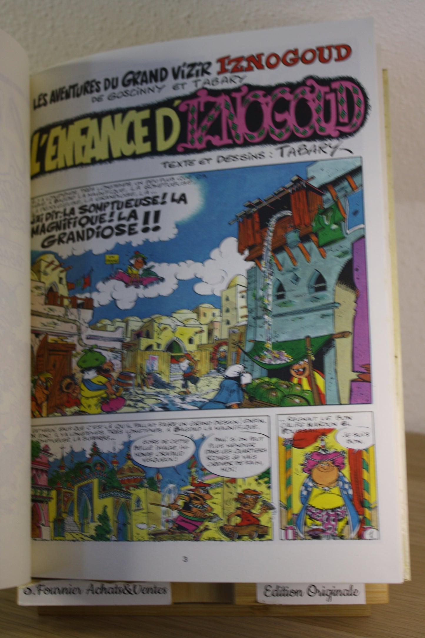 L‘enfance d’Iznogoud – Iznogoud – Goscinny Tabary – Glénat Edition – EO – 1981