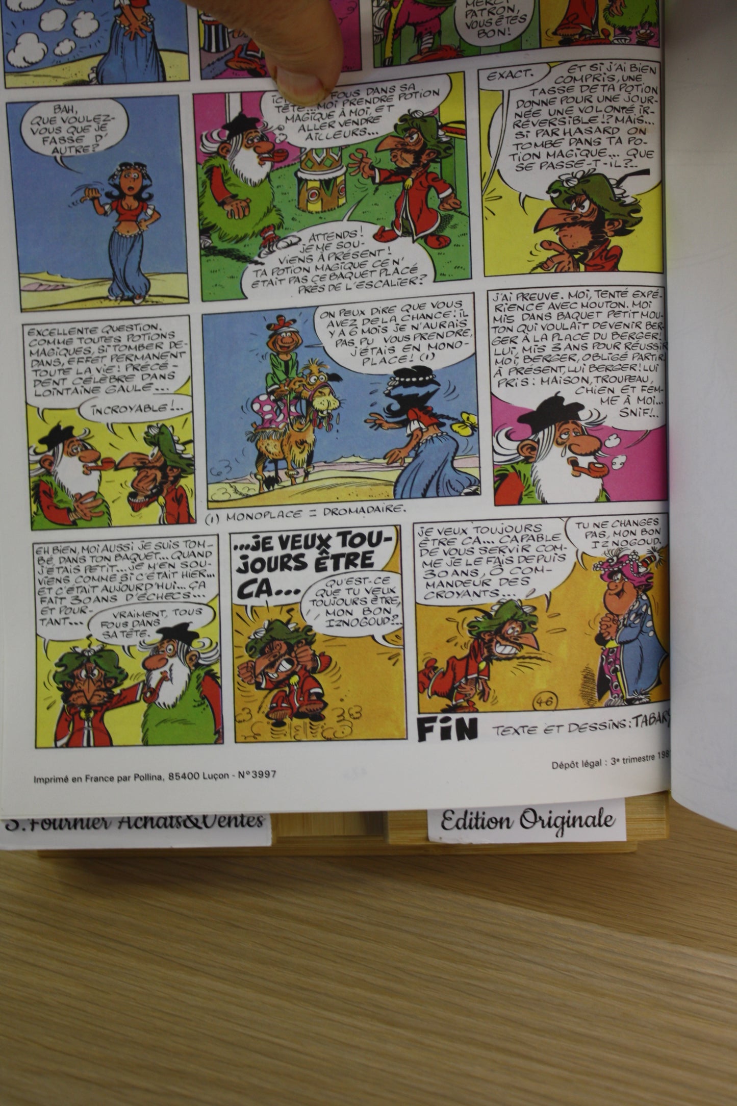L‘enfance d’Iznogoud – Iznogoud – Goscinny Tabary – Glénat Edition – EO – 1981