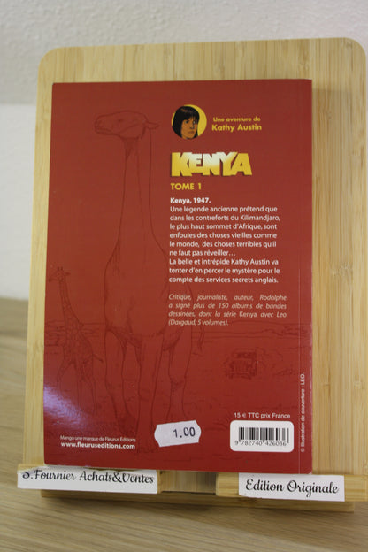 Une aventure de Kathy Austin Tome 1– Kenya – Rodolphe – Mango – EO – 2010 – Ce n’est pas une BD