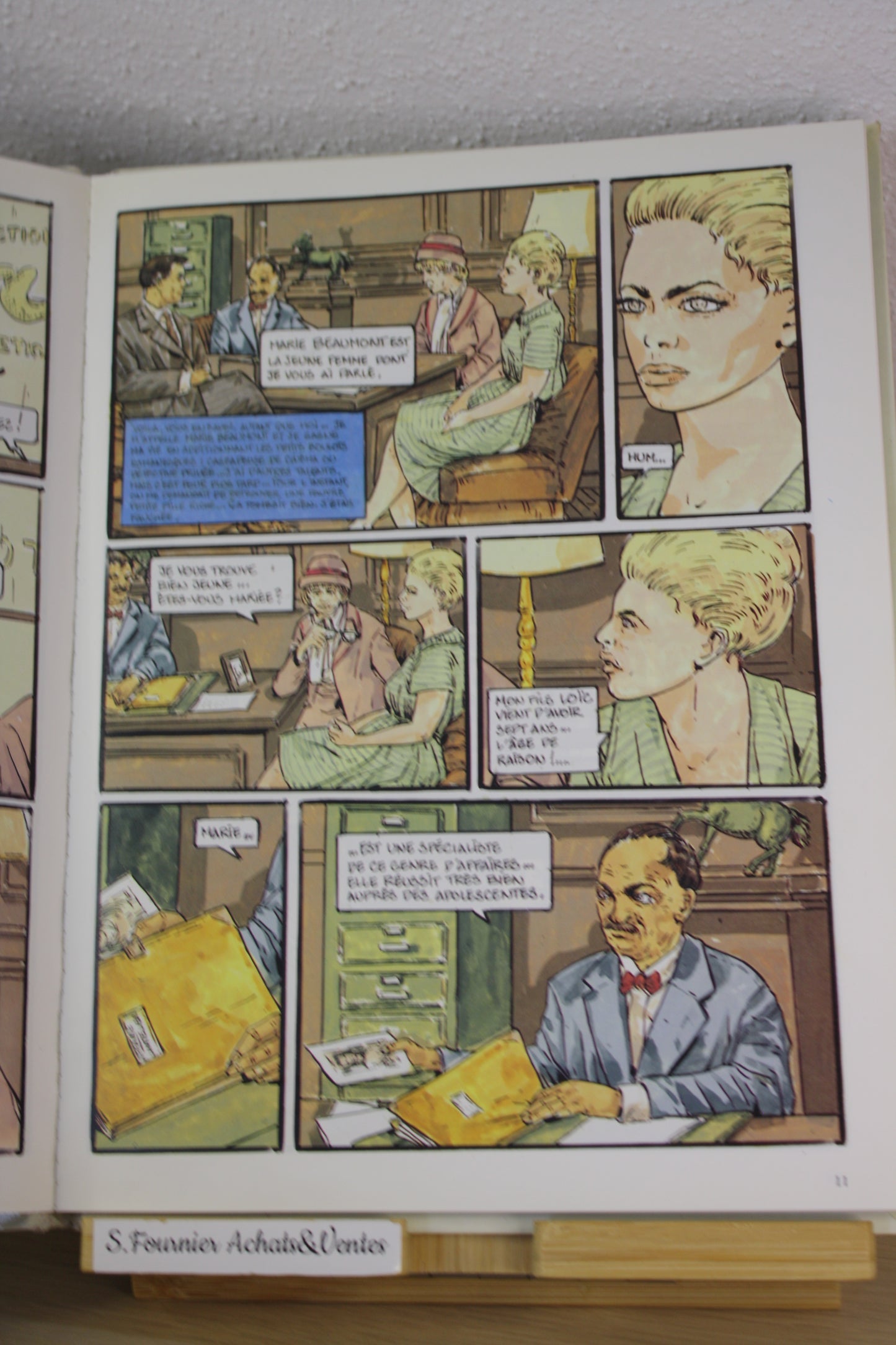 Fugue – Marie Beaumont – Demouzon Deveaux – Dargaud – EO – 1987