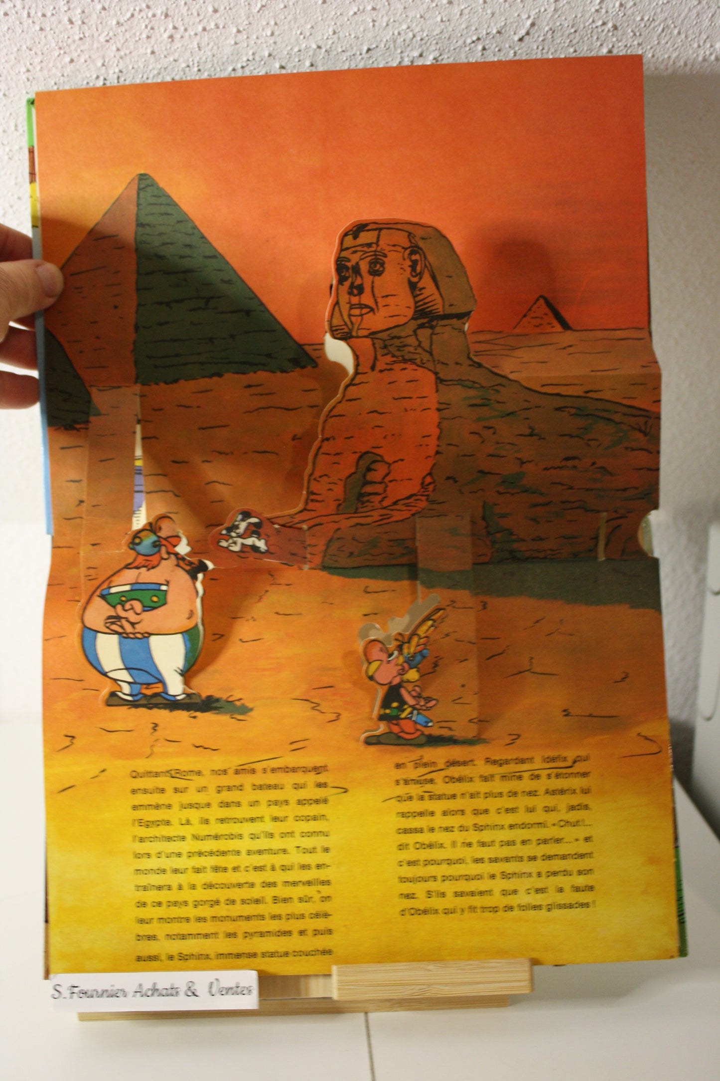 Les voyages d’Astérix le gaulois – Astérix – Uderzo - Pop Hop - EO - 1974