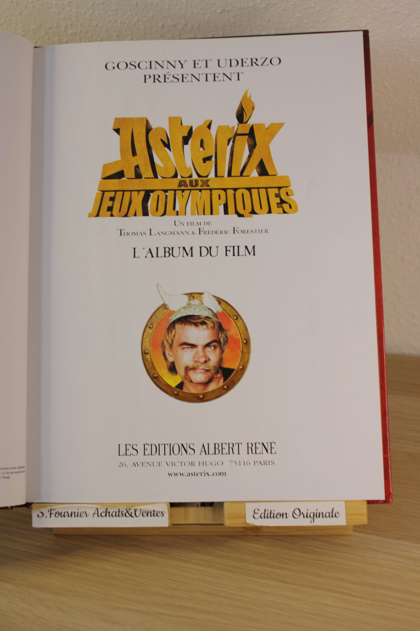 Astérix aux jeux olympiques l’album du film – Astérix – Goscinny Uderzo – Albert René - EO – 2008