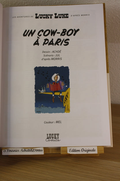 Un Cow boy à Paris – Les aventures de Lucky Luke – Achdé Jul – Lucky Production – EO – 2018