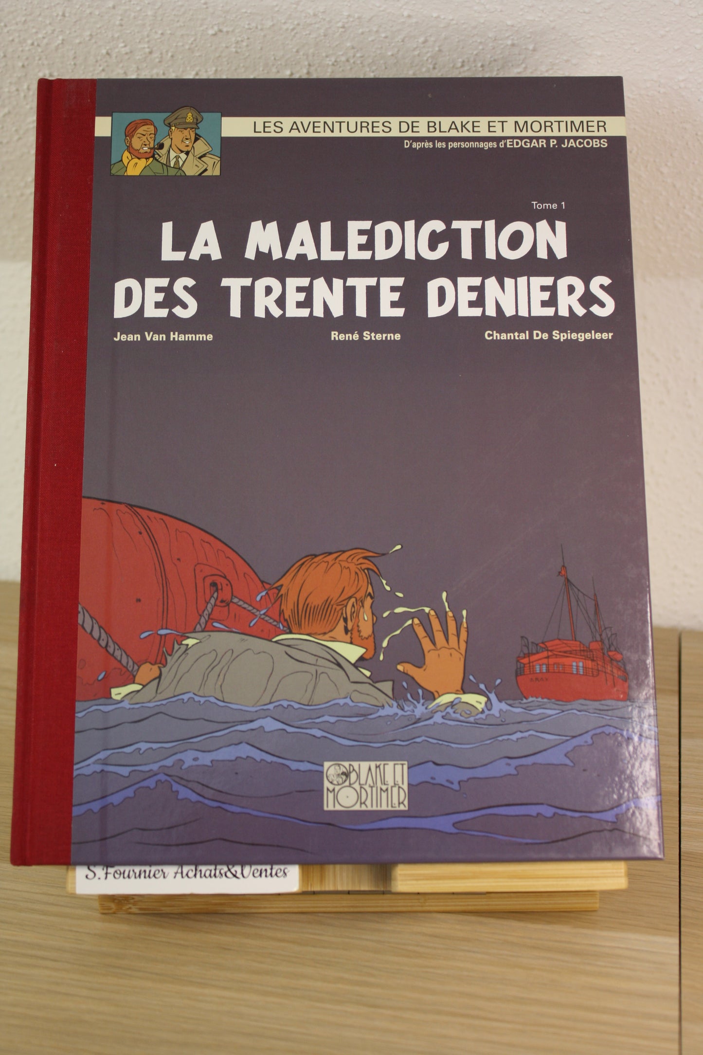 La malédiction des trente deniers Tome 1 – Black et Mortimer – Sterne Van Hamme De Spiegeleer – Blake et Mortimer - Publicitaire – 2009 – BNP Paribas
