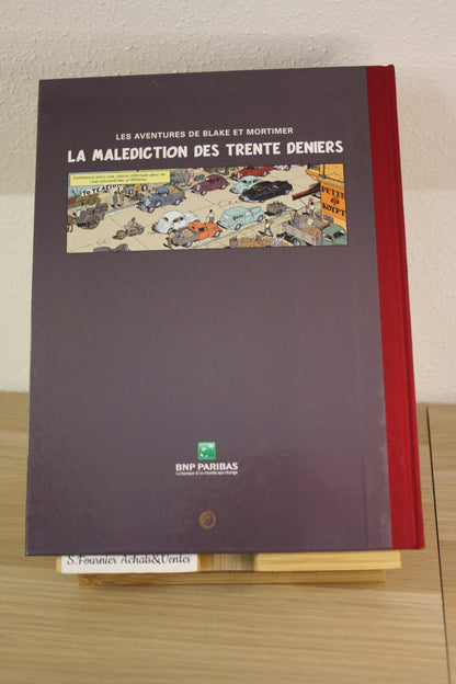 La malédiction des trente deniers Tome 1 – Black et Mortimer – Sterne Van Hamme De Spiegeleer – Blake et Mortimer - Publicitaire – 2009 – BNP Paribas