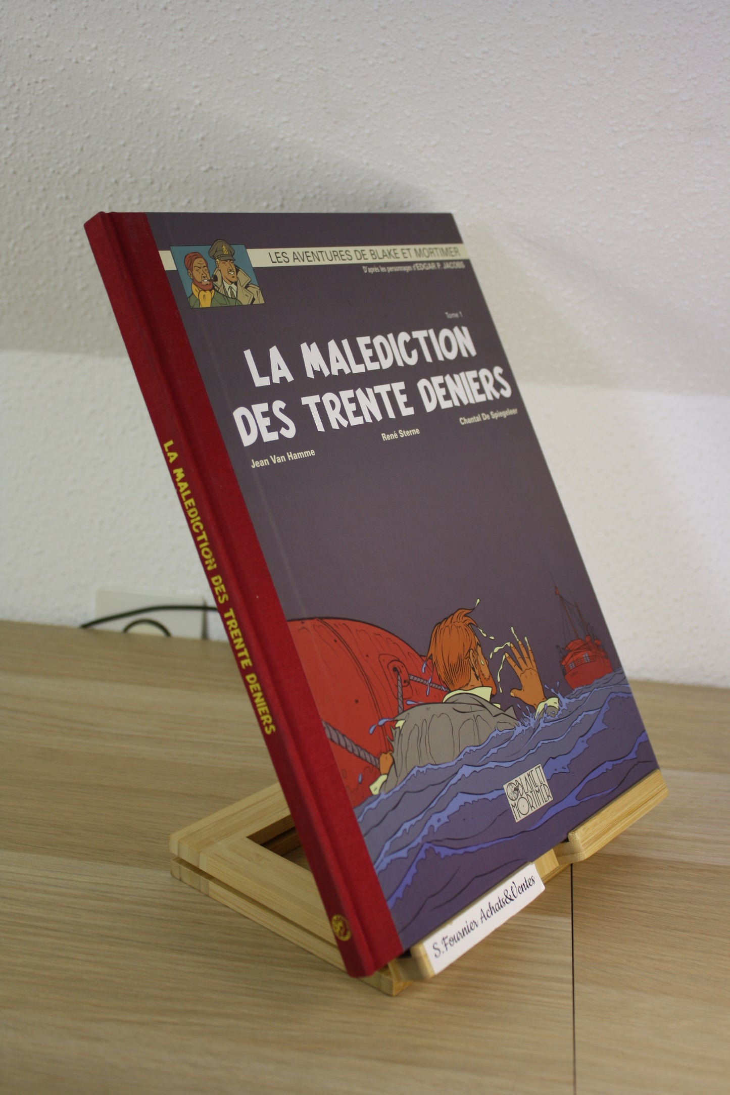 La malédiction des trente deniers Tome 1 – Black et Mortimer – Sterne Van Hamme De Spiegeleer – Blake et Mortimer - Publicitaire – 2009 – BNP Paribas