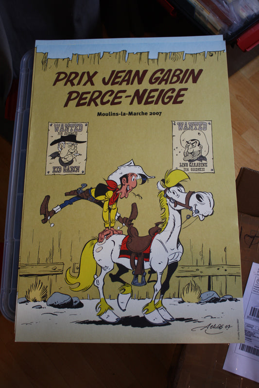 Affiche prix Jean Gabin Perce neige - Lucky Luke – Jean Gabin Lino Ventura - - Objet dérivé - 2007