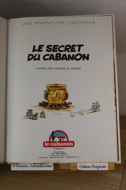 Le secret du cabanon – Astérix – Uderzo – Albert René - EO – 1989