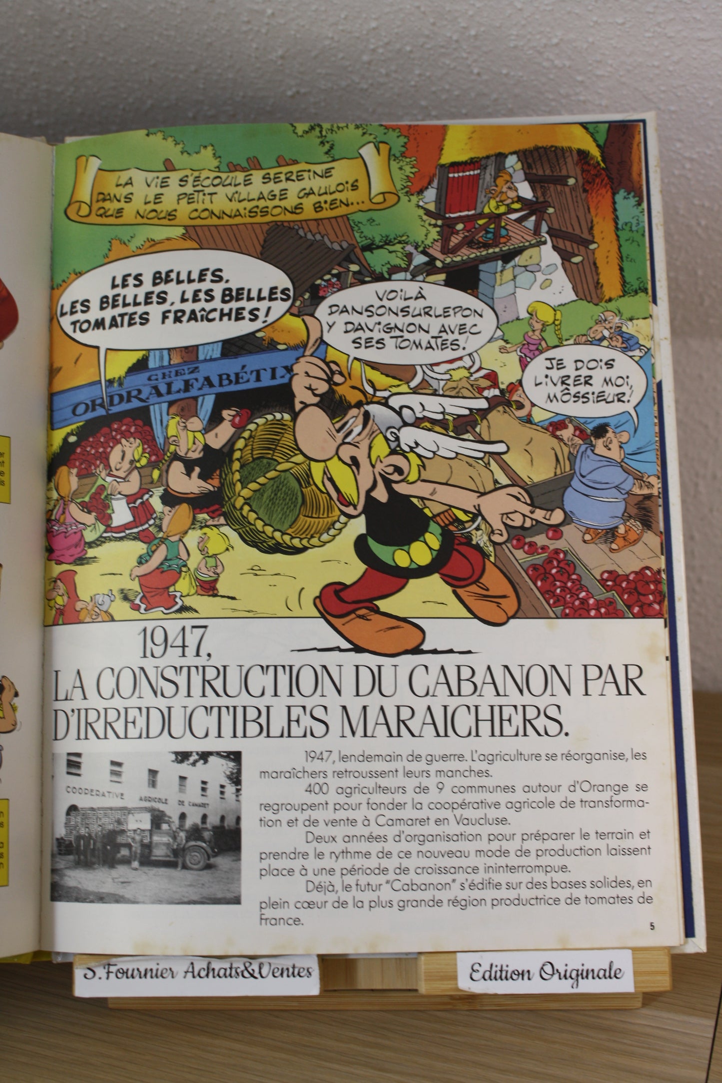 Le secret du cabanon – Astérix – Uderzo – Albert René - EO – 1989