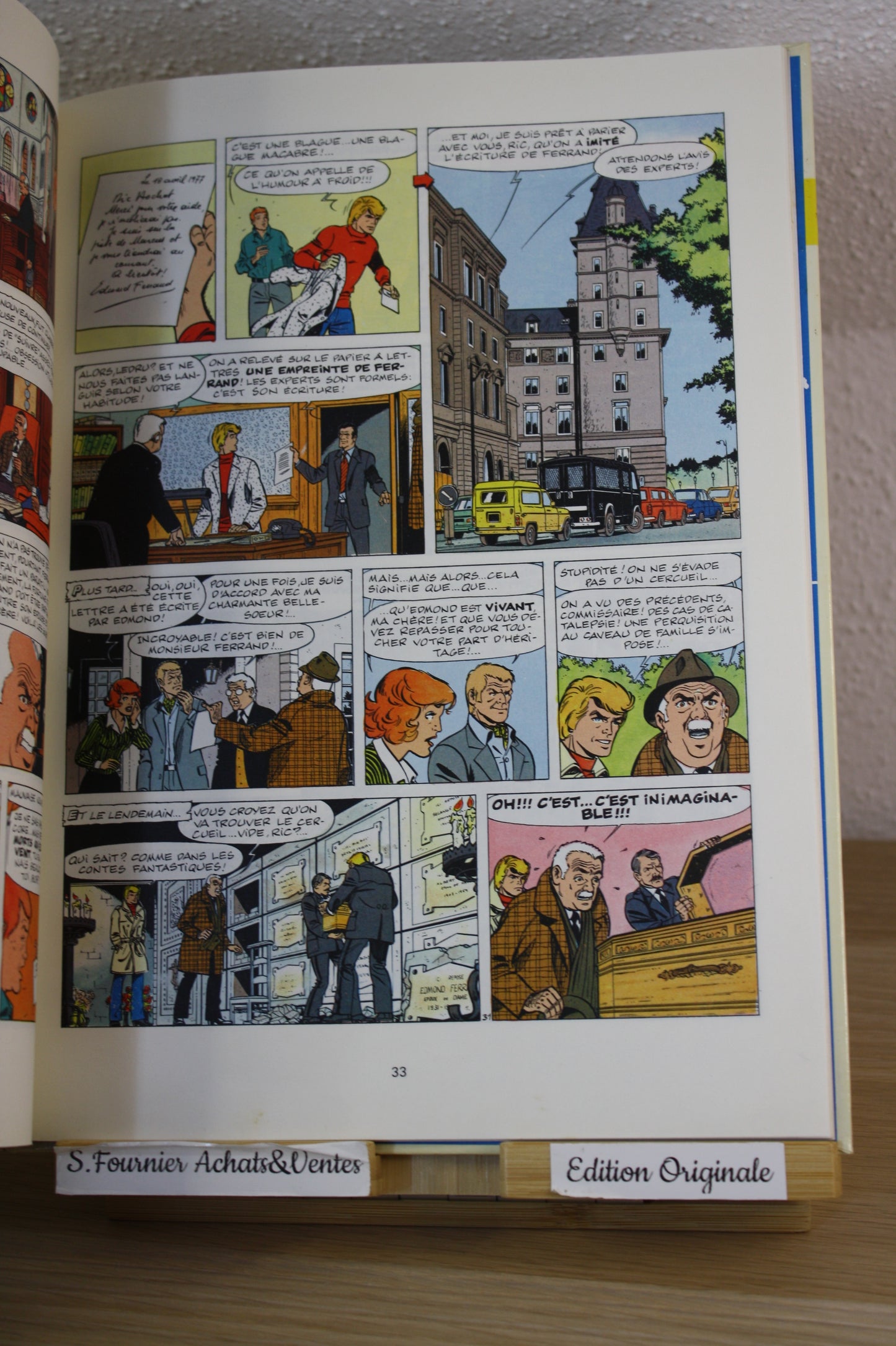 L’ennemi à travers les siècles – Ric Hochet – Tibet Duchateau – Dargaud - EO – 1978
