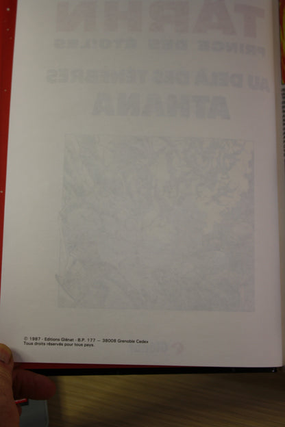 Au-delà des ténèbres : ATHANA – TARHN prince des étoiles – Dufossé – Glénat - EO – 1987