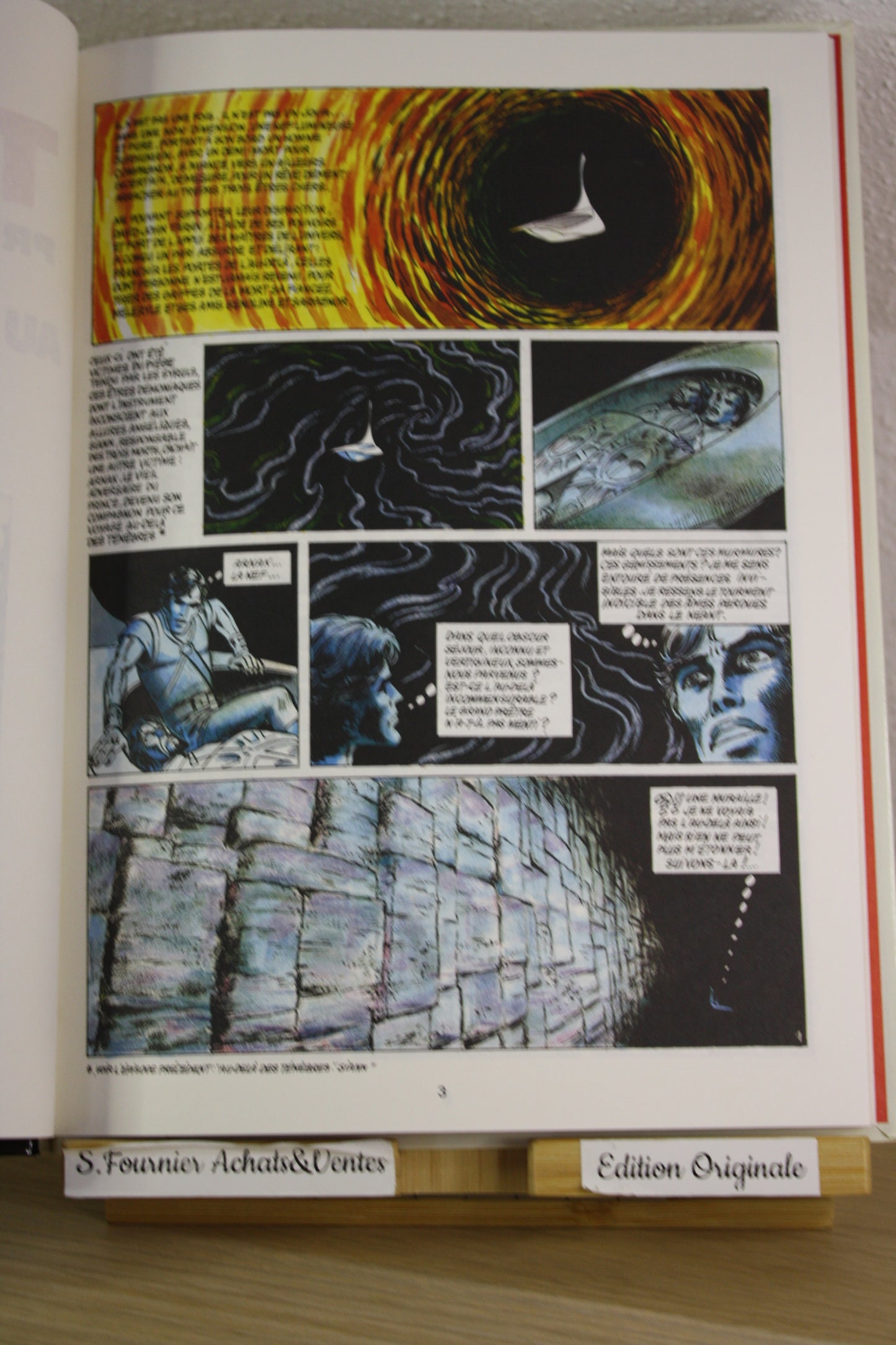 Au-delà des ténèbres : ATHANA – TARHN prince des étoiles – Dufossé – Glénat - EO – 1987