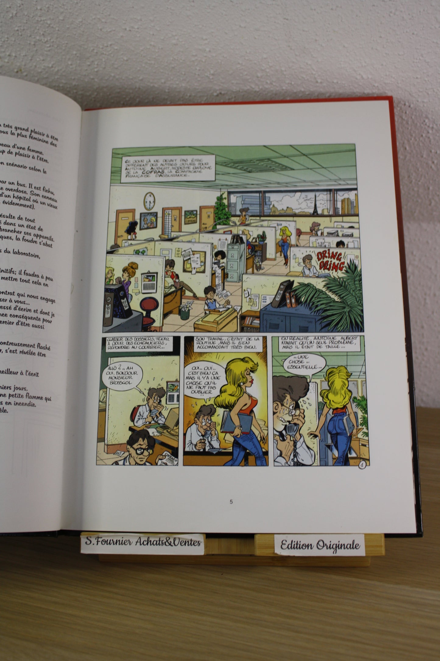 Dédicace Di Sano– Une femme dans la peau – Walthéry Van Linthout Fritax – P&T Joker – Réédition – 2000