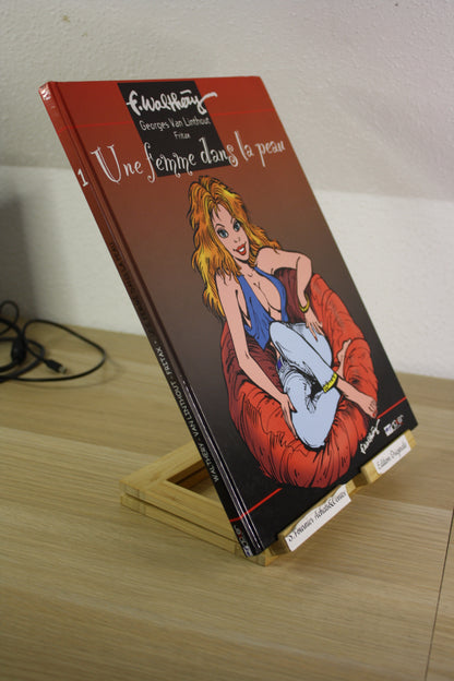 Dédicace Di Sano– Une femme dans la peau – Walthéry Van Linthout Fritax – P&T Joker – Réédition – 2000