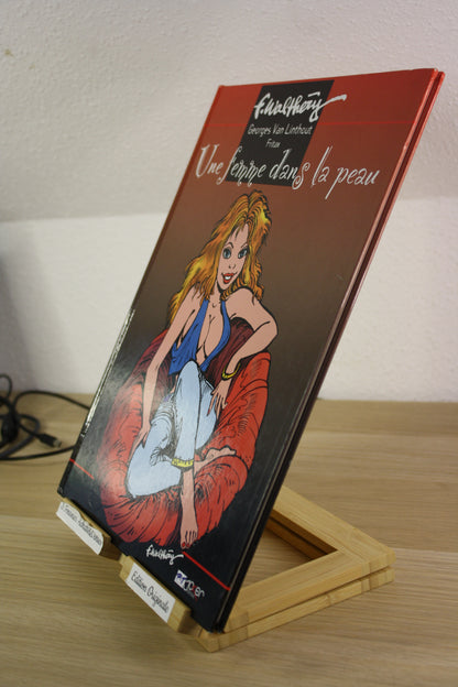 Dédicace Di Sano– Une femme dans la peau – Walthéry Van Linthout Fritax – P&T Joker – Réédition – 2000